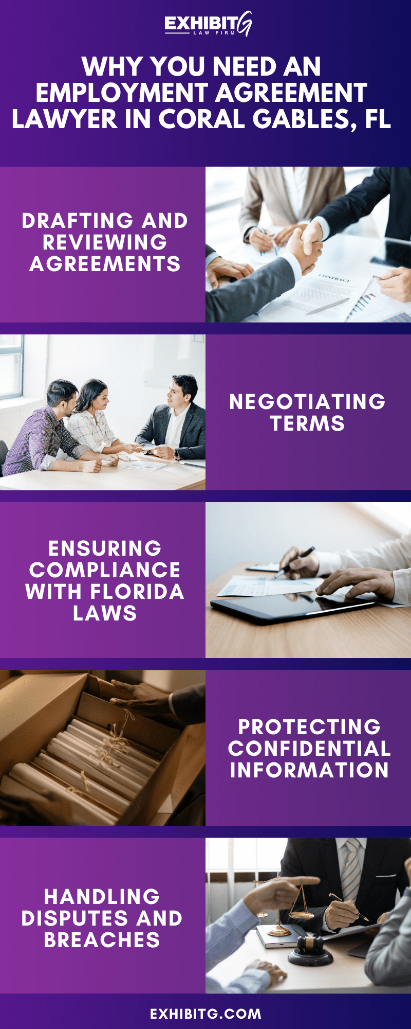 Why You Need An Employment Agreement Lawyer In Coral Gables, FL Infographic